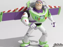 Buzz Lightyear Rigged 3D model