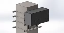CABINET FOR UPS- COLUMN MOUNT
