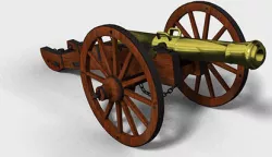 Cannon 3D model