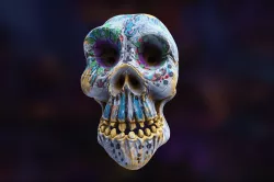 Cartoon style skull 3D model