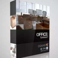 CGAxis Models Volume 11 Office Furniture 3D model