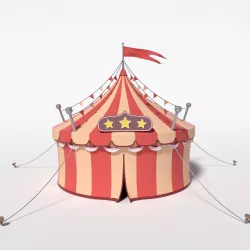 Circus Tent 3D model