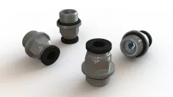 CONECTOR RETO P/ TUBO 6MM (MACHO BSP 1/4-19)