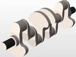 Crankshaft with basic motion