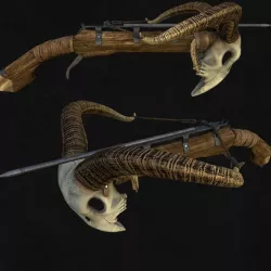 Crossbow Fantasy 3D model