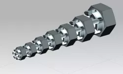 Crown nuts DIN 935 M5-M30.