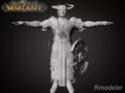 Dwarf Hammer 3D model