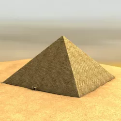 Egyptian pyramid 3D model