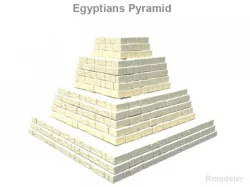 Egyptians pyramid 3D model