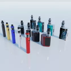 Electronic Cigarette vape mod Low-poly  3D model