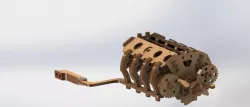 Engine V8 model