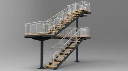 Exterior stairs