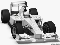 Generic F1 2012 Race Car 3D model