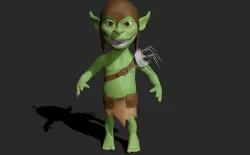 Goblin  Low-poly  3D model