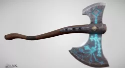 God of War Axe Leviathan  Low-poly  3D model