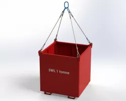 Goods lifting cage