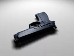 gun 3D model