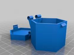 hexagonal box