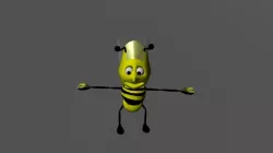 honey bee 3D model