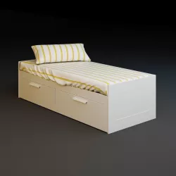 IKEA - Brimnes Bed 3D model