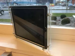 Ipad acrylic wall mount