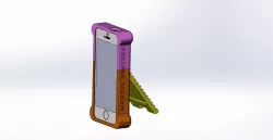 iPhone 6 SE Case with seamless integrated Flip out Stand