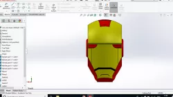 Iron man helmet