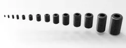ISO4026 DIN 913 Flat point socket set screws M3 - M30