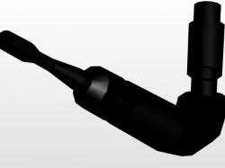 L shaped pipe