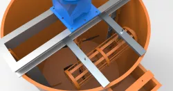 Leaching tank