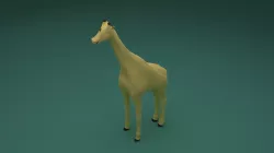 Low Poly Giraffe Low-poly  3D model
