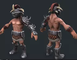 Lowpoly Gladiators Low-poly  3D model