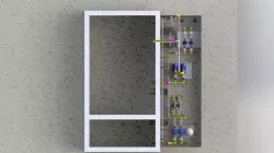 Mechanical pump room