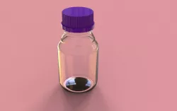 Media Storage Bottle with GL Screw Cap