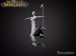 Mermaid April 3D model