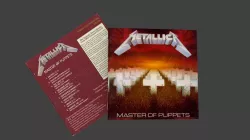 Metallica Master of Puppet original cd 3d model official Low-poly  3D model