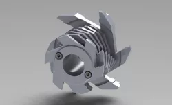 Milling tool for processing PVC windows