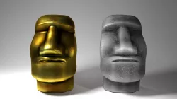 Moai statue 3D model