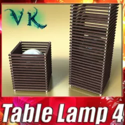 Modern Table Lamp 04 Koshi 3D model