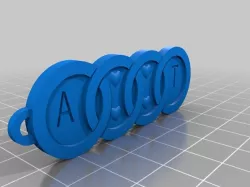 My Customized Audi Car KeyChain