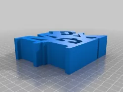 My Customized WORD Sculpture