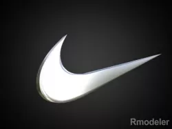 Nike 3d Logo 3D model