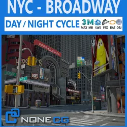NYC Broadway 3D model