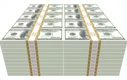 One Million Dollars Low-poly  3D model