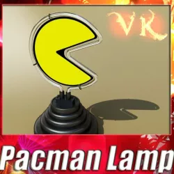 Pacman Table Lamp 3D model