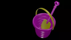 Pail Shovel 3D model