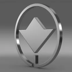 PAZ Logo 3D model