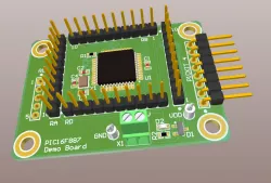 PIC16F887 Demo Board