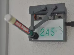 plot thermometer / clock for 3D printers