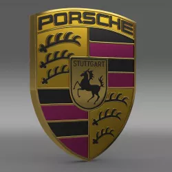 Porsche Logo 3D model